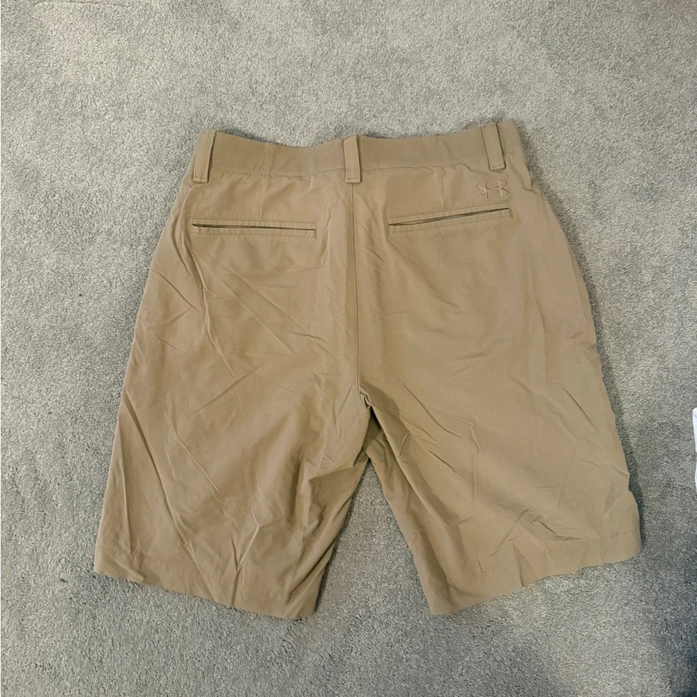 Under Armour Men's Khaki Flat Front Shorts